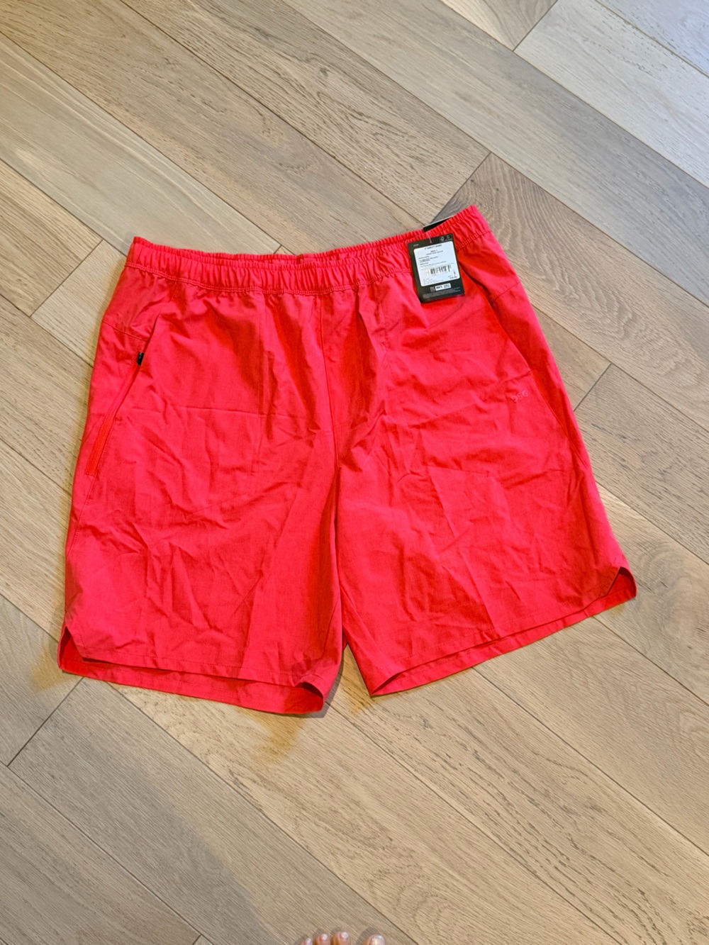 DSG Men's Large 8” Athletic Shorts - Cabana Coral Heather - NWT